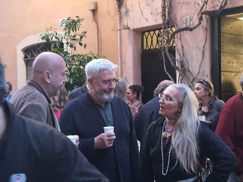 Tanti amici all’inaugurazione