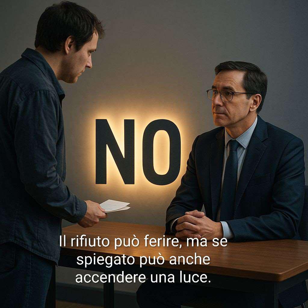 Nel credito, dire no è una delle cose più difficili. Ma a volte è il gesto più umano.