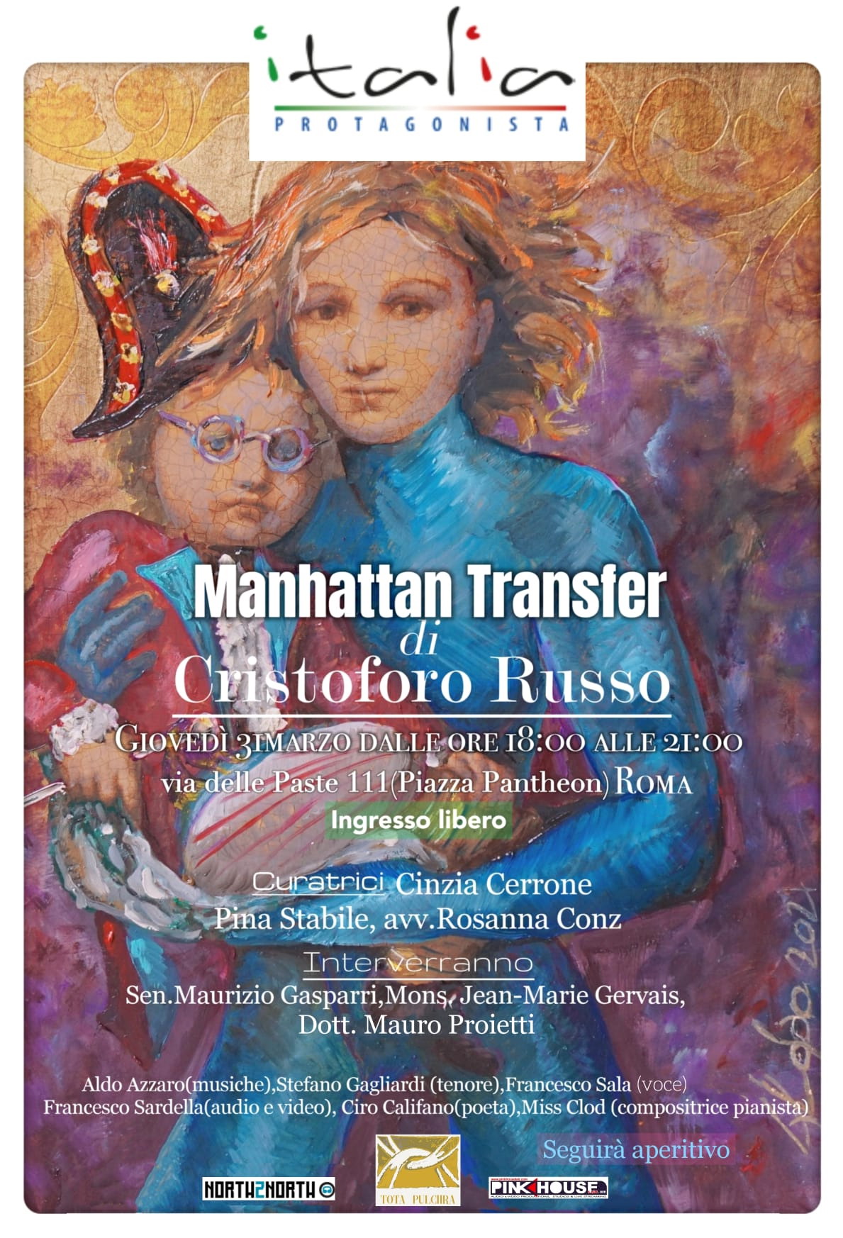 “Manhattan Transfer” di Cristoforo Russo ospitato dalla Fondazione Italia Protagonista