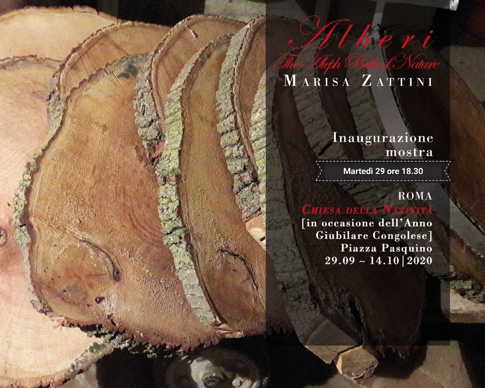 Inaugurazione della mostra di Marisa Zattini “The Aleph Beth of Nature”