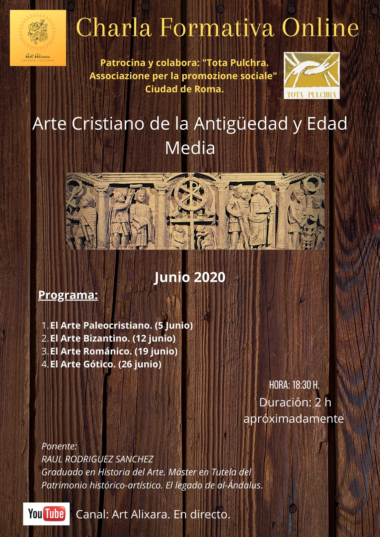 Charla Formativa “Arte Cristiano de la Antigüedad y Edad Media”