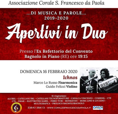Marco Lo Russo in concerto con Guido Felizzi a Reggio Emilia