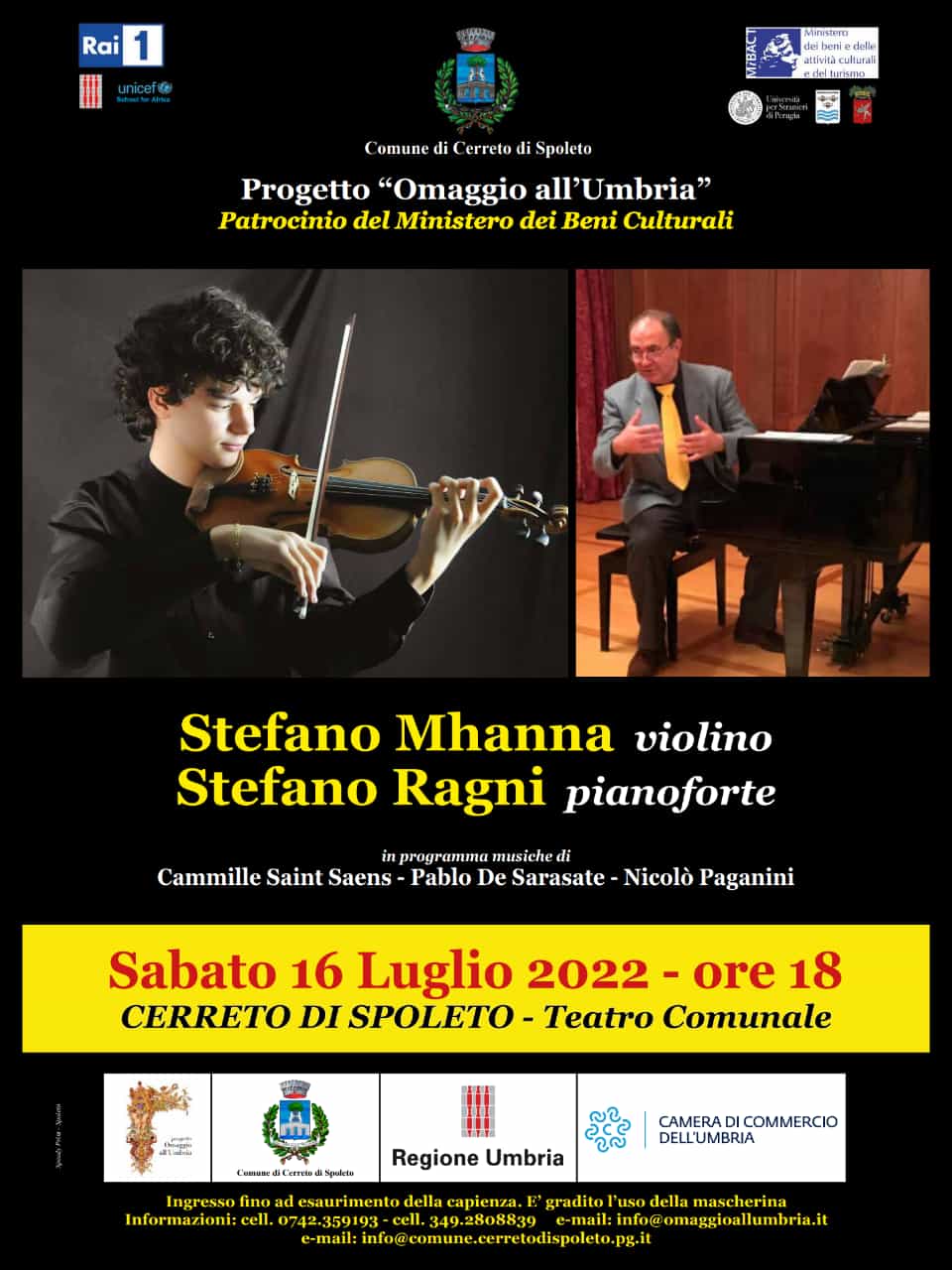 Prossimi concerti di Stefano Mhanna