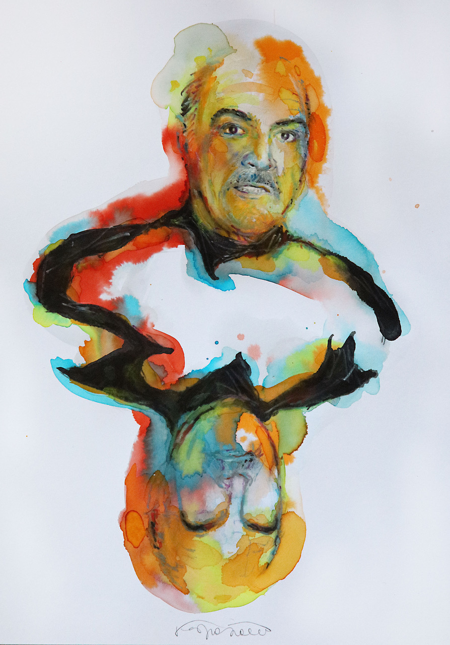Sean Connery in un ritratto totale di Mario Vespasiani